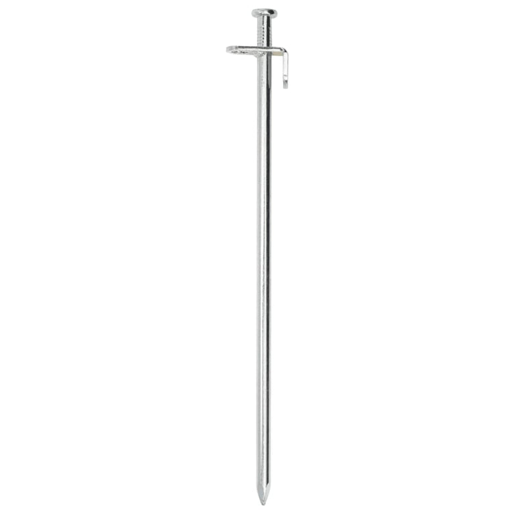 Vidaxl Tent Pegs 24 ST 8 mm 30 cm en acier galvanisé