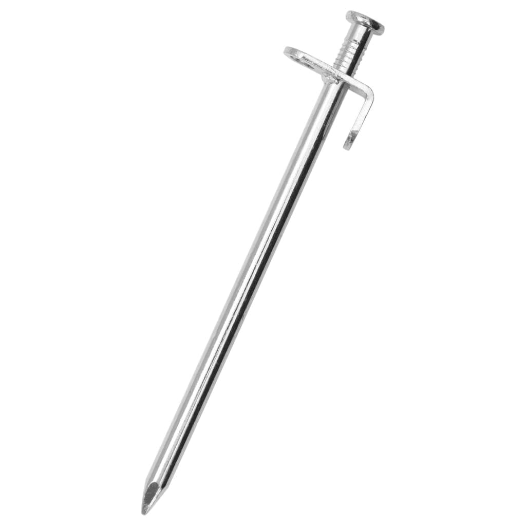 Vidaxl Tente poils 24 ST 8 mm 19,5 cm en acier galvanisé