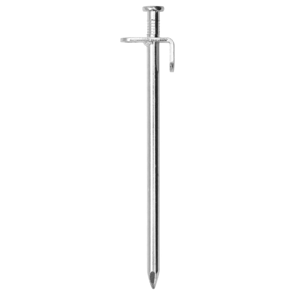 Vidaxl Tente poils 24 ST 8 mm 19,5 cm en acier galvanisé