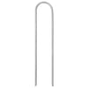 Vidaxx piquets de sol 25 pcs en forme de U 15x3,5 cm en acier galvanisé