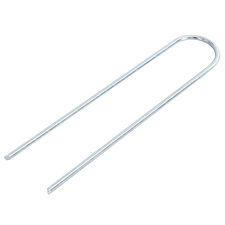 Vidaxx piquets de sol 25 pcs en forme de U 20x3,5 cm en acier galvanisé
