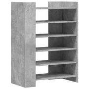 Armoire à chaussures Vidaxl 74.5x37.5x100 cm Prix de béton en bois transformé - afbeelding 2