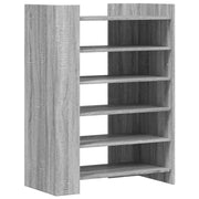 Armoire à chaussures Vidaxl 74.5x37.5x100 cm Proserted Wood Grey Sonoma Oak - afbeelding 2