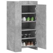 Armoire à chaussures Vidaxl 52x37.5x100 cm Prix en béton en bois édité - afbeelding 3