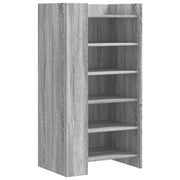 Armoire à chaussures Vidaxl 52x37.5x100 cm Proserted Wood Grey Sonoma Oak - afbeelding 2