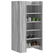 Armoire à chaussures Vidaxl 52x37.5x100 cm Proserted Wood Grey Sonoma Oak - afbeelding 1