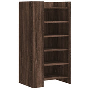 Armoire à chaussures Vidaxl 52x37.5x100 cm en bois coupé chêne coloré - afbeelding 2