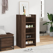 Armoire à chaussures Vidaxl 52x37.5x100 cm en bois coupé chêne coloré - afbeelding 3