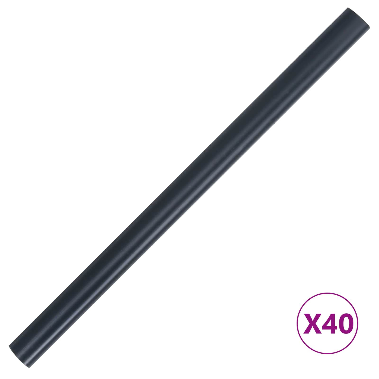 Vidaxl brise-vue de jardin 2 pcs gris foncé 35 x 0,19 m PVC