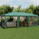 Tente de fête Vidaxl avec des murs latéraux de 10 maille 6x4 m vert HDPE