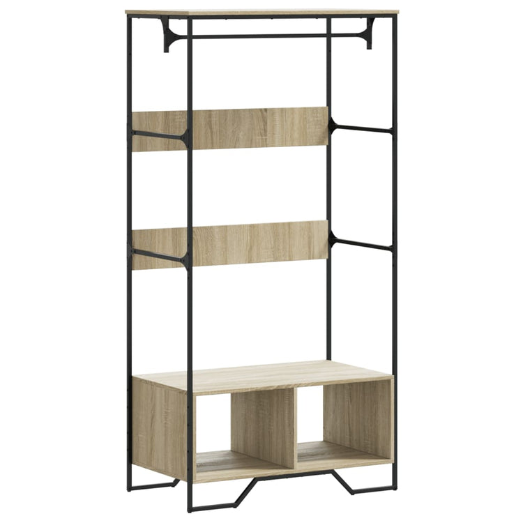 Vidaxl Wardrobe 90x50x180 cm Wood Sonoma Oak colored
