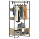 Vidaxl Wardrobe 90x50x180 cm Wood Sonoma Oak colored