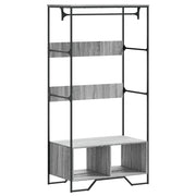 Vidaxl Armoire 90x50x180 cm en bois de bois de bois de chêne sonoma coloré - afbeelding 2