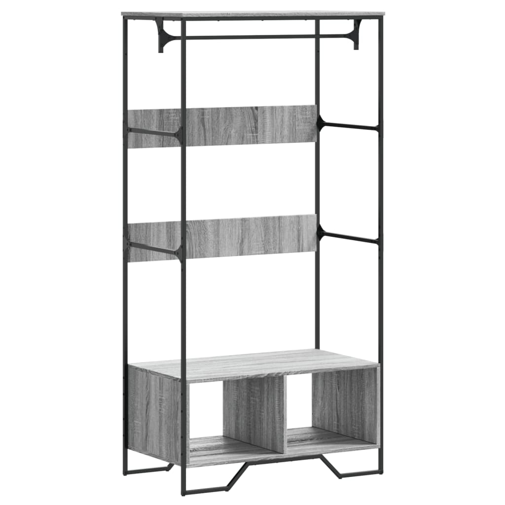 Vidaxl Armoire 90x50x180 cm en bois de bois de bois de chêne sonoma coloré