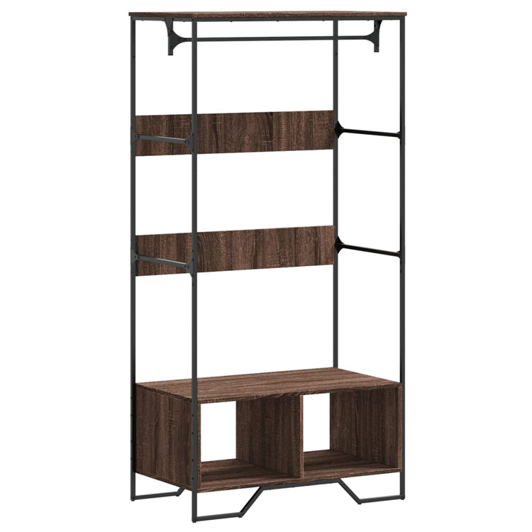 Vidaxl Armoire 90x50x180 cm en bois coupé chêne -colored
