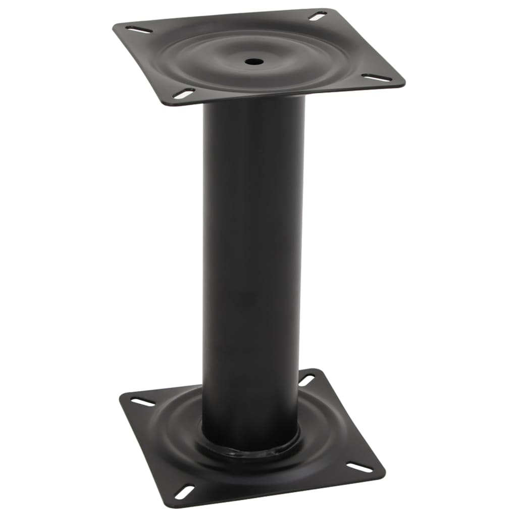 VidaXL pied de chaise bateau 33 cm acier noir