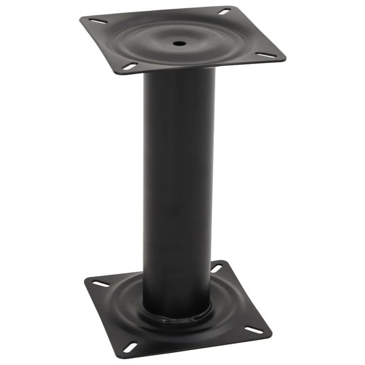VidaXL pied de chaise bateau 33 cm acier noir