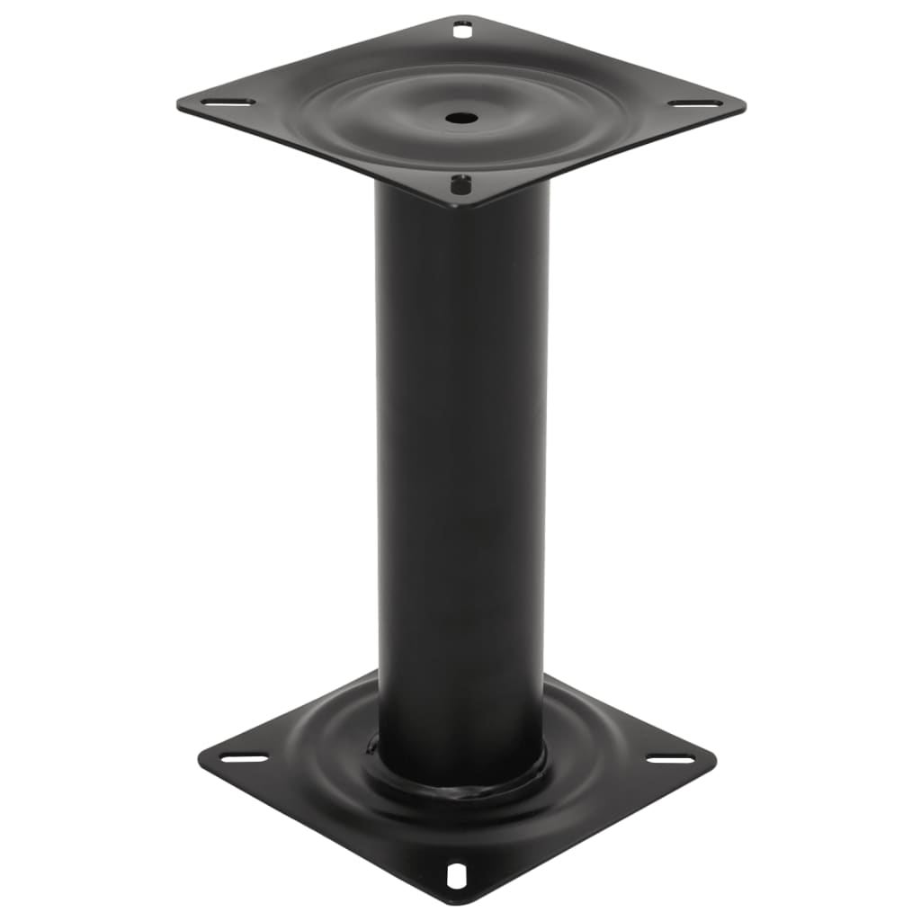 VidaXL pied de chaise bateau 33 cm acier noir
