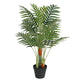 Vidaxl Art Palm Tree avec 3 souches 85 cm en polypropène vert