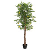 Vidaxl artcitroenboom avec 3 souches 180 cm en polypropène vert