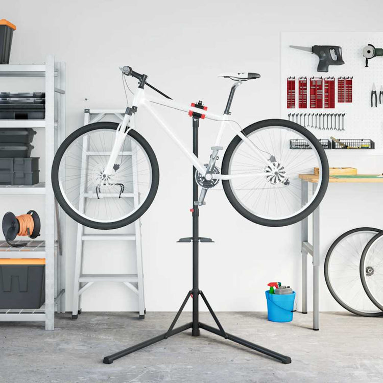 Vidaxl FIETS Réparation standard pliable 92-152 cm Red en acier