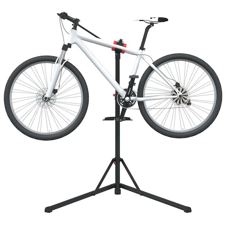 Vidaxl FIETS Réparation standard pliable 92-152 cm Red en acier