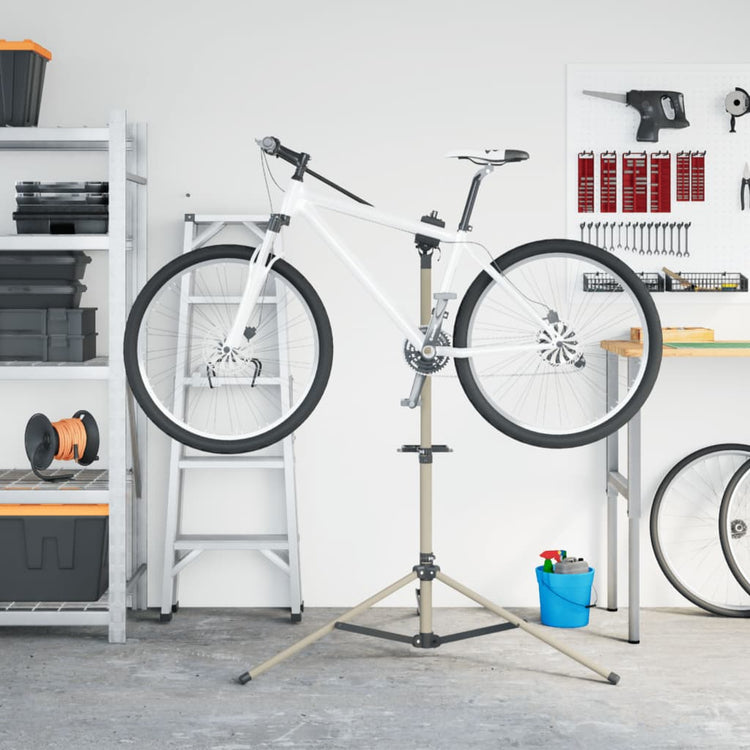 Vidaxl FIETS réparation standard pliable 120-165 cm Aluminium