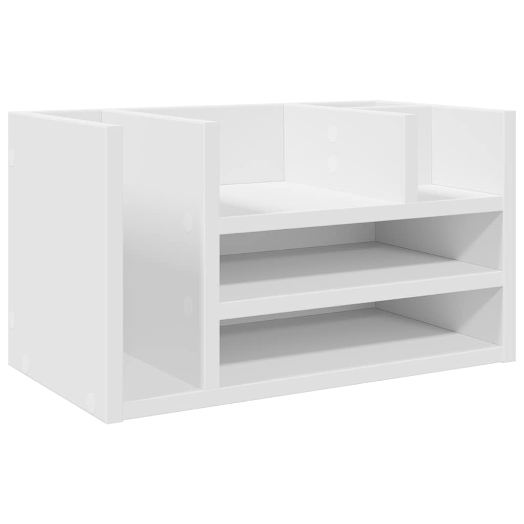 Organisateur du Bureau Vidaxl 44.5x24x25 cm Bois de bois transformé