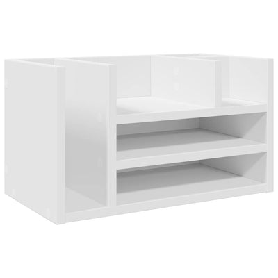 Organisateur du Bureau Vidaxl 44.5x24x25 cm Bois de bois transformé