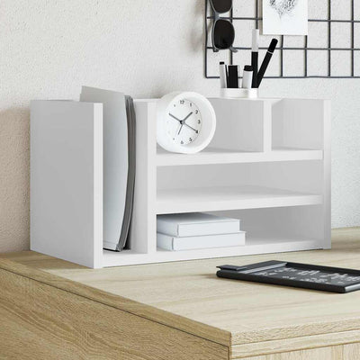 Organisateur du Bureau Vidaxl 44.5x24x25 cm Bois de bois transformé