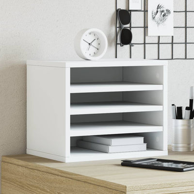 Organisateur du bureau de Vidaxl 36x26x29,5 cm Bois de bois transformé