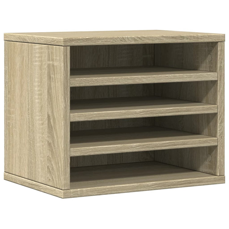 Organisateur du bureau de Vidaxl 36x26x29,5 cm Bois de chêne sonoma coloré
