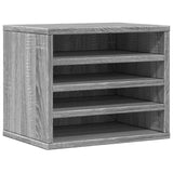 Organisateur du bureau de Vidaxl 36x26x29,5 cm en bois de chêne sonoma gris de bois - afbeelding 2