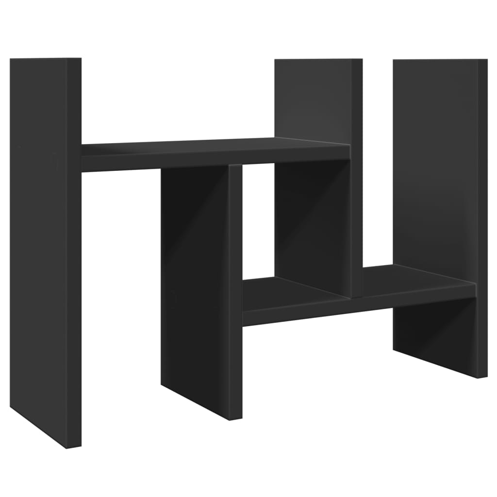 Organisateur du bureau de Vidaxl 34.5x15.5x35,5 cm Bois transformé en noir