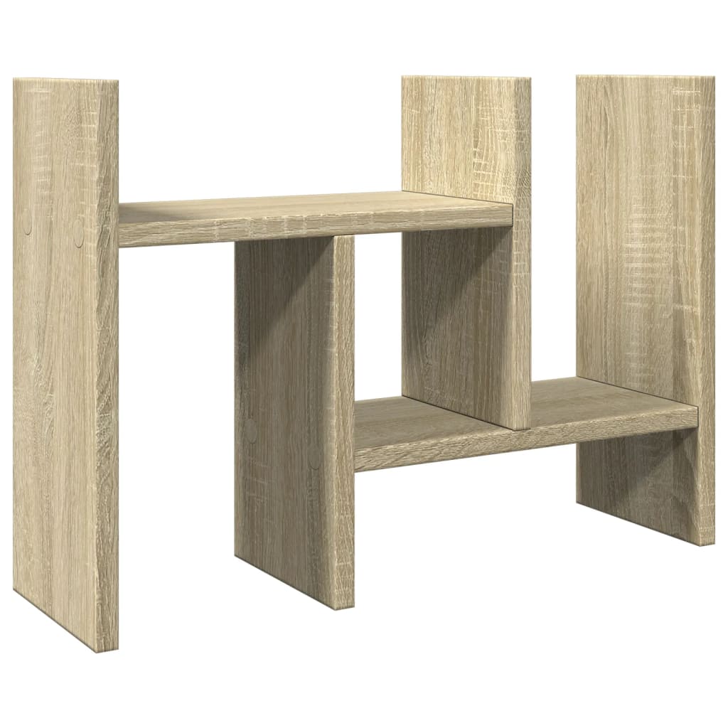 Organisateur du Bureau Vidaxl 34.5x15.5x35 cm Bois sonoma chêne coloré