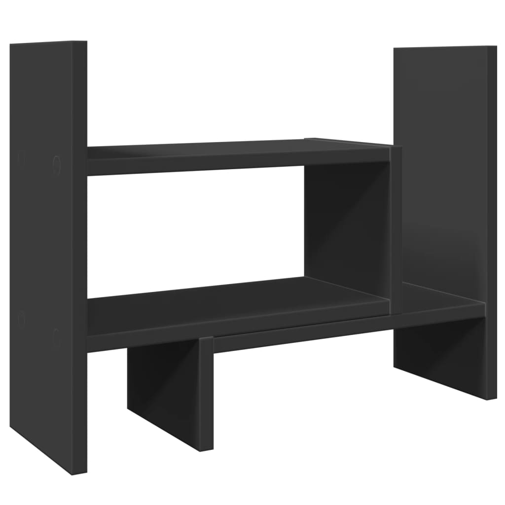 Organisateur du Bureau Vidaxl 38.5x17x39 cm Bois transformé noir
