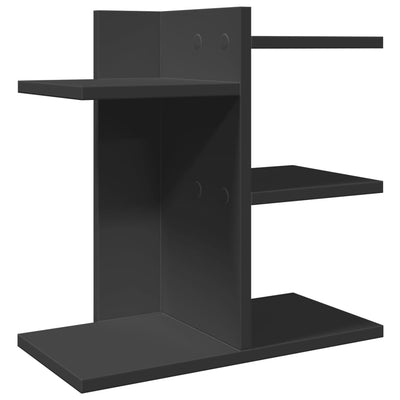 Organisateur du Bureau Vidaxl 42x21.5x42 cm Bois Black