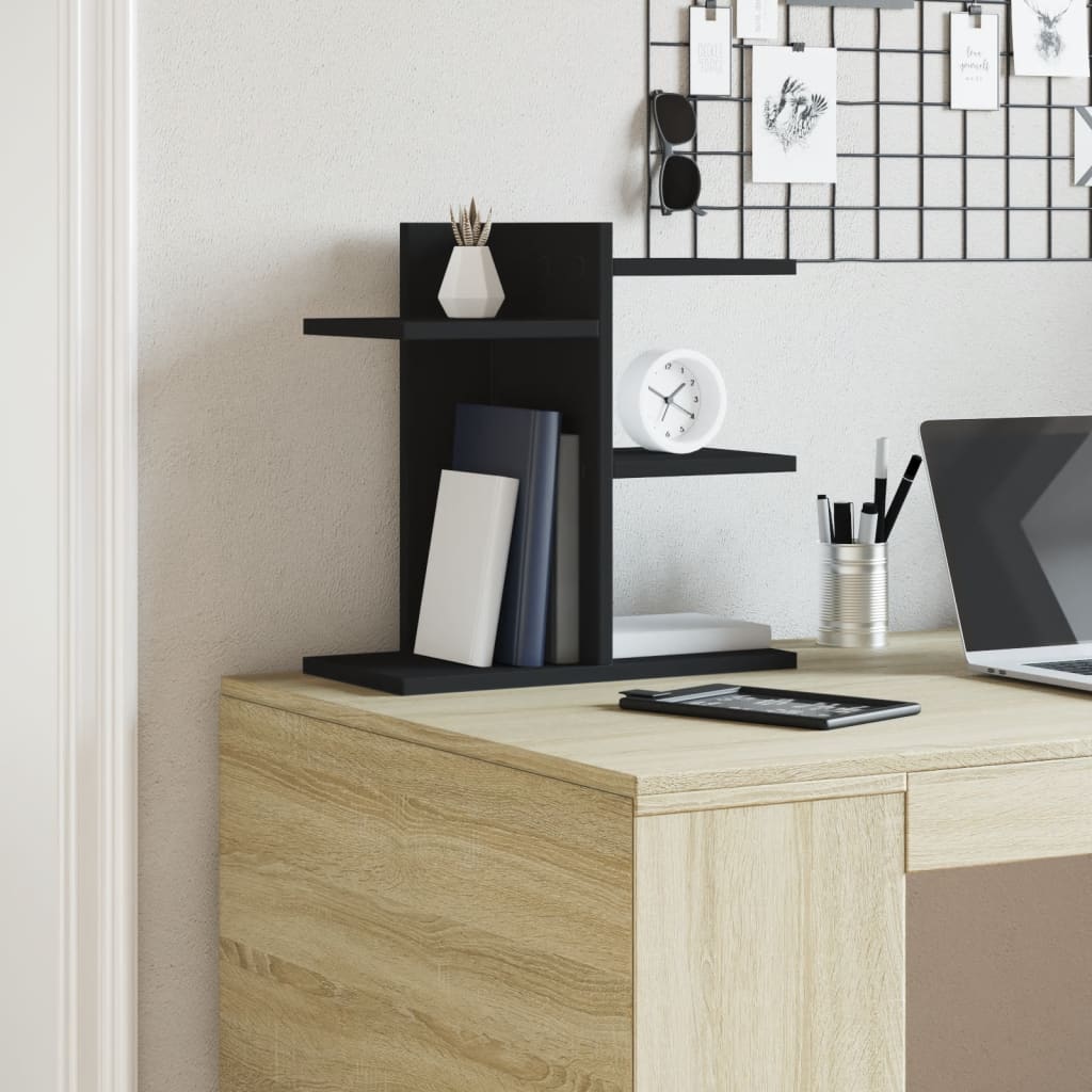 Organisateur du Bureau Vidaxl 42x21.5x42 cm Bois Black