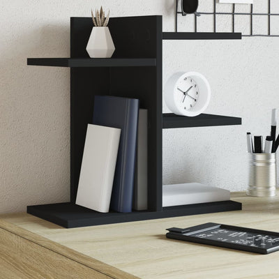 Organisateur du Bureau Vidaxl 42x21.5x42 cm Bois Black