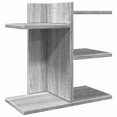 Organisateur du Bureau Vidaxl 42x21.5x42 cm en bois de chêne sonoma gris de bois de bois