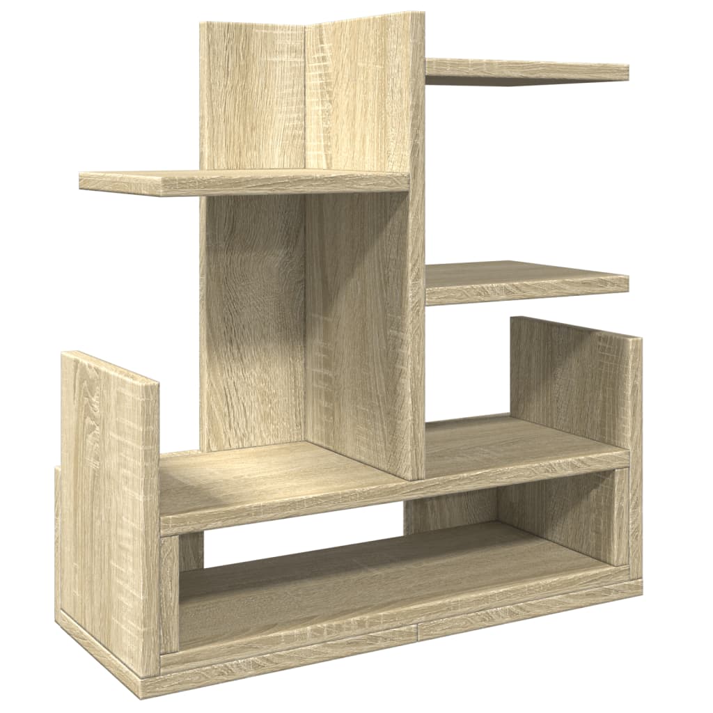 Organisateur du Bureau Vidaxl 49x20x52.5 cm Bois de chêne sonoma coloré