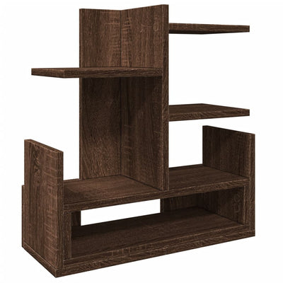 Organisateur du Bureau Vidaxl 49x20x52,5 cm en bois de chêne brun en bois coloré