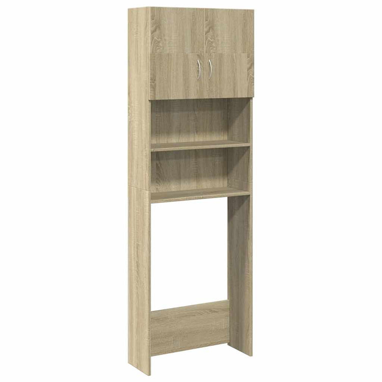 Vidaxl Washing Machine Counboard 64x25.5x190 cm Wood Sonoma Oak -Colored