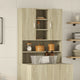 Vidaxl Washing Machine Counboard 70.5x24x90 cm Sonoma Oak -Colored
