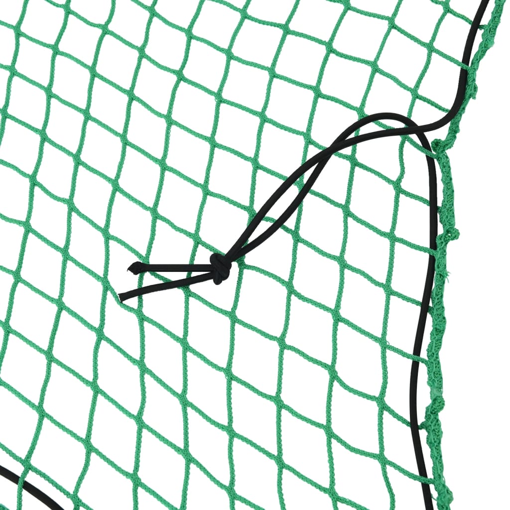 Corde élastique du réseau de bande-annonce Vidaxl 2,5x1,5 m vert polypropène