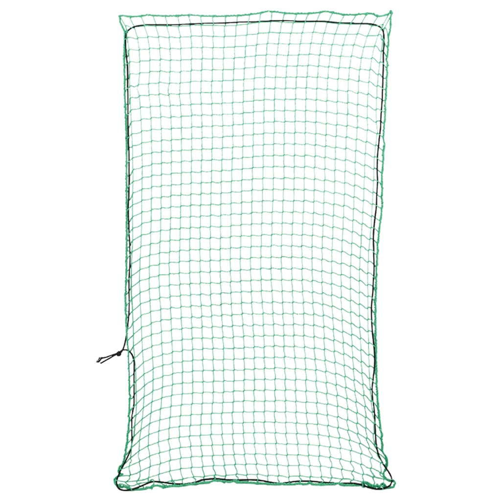 Corde élastique du réseau de remorque Vidaxl 2,7x1,5 m vert polypropène