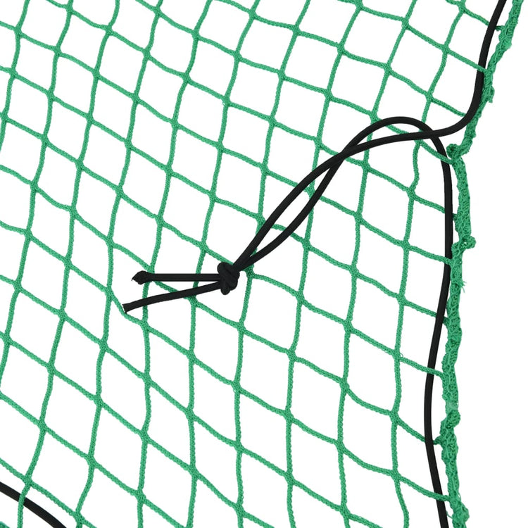 Corde élastique du réseau de remorque Vidaxl 3,5x2 m vert polypropène