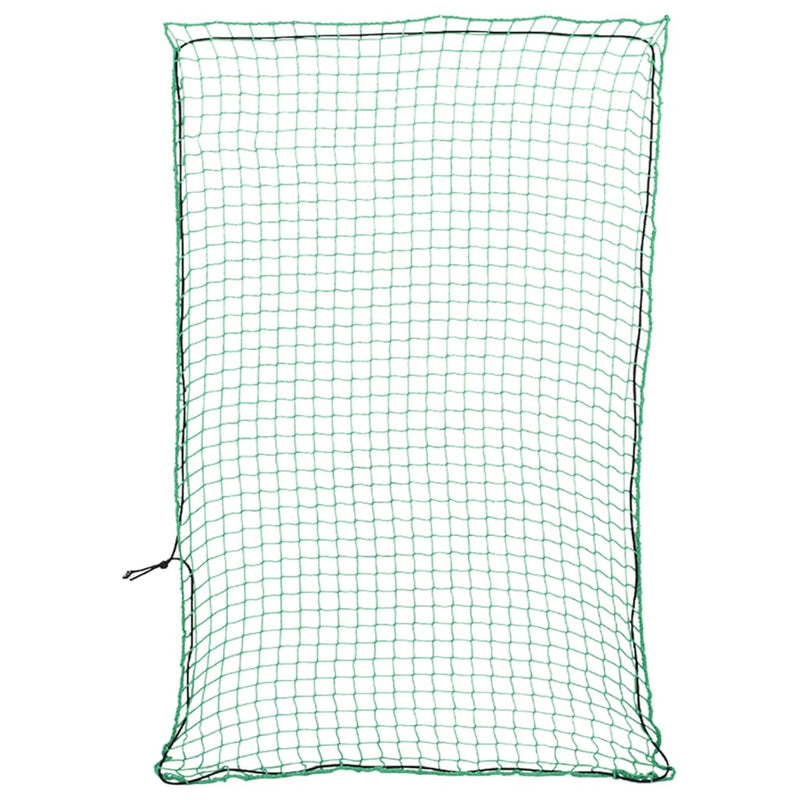 Corde élastique du réseau de bande-annonce Vidaxl 5x3,5 m vert polypropène