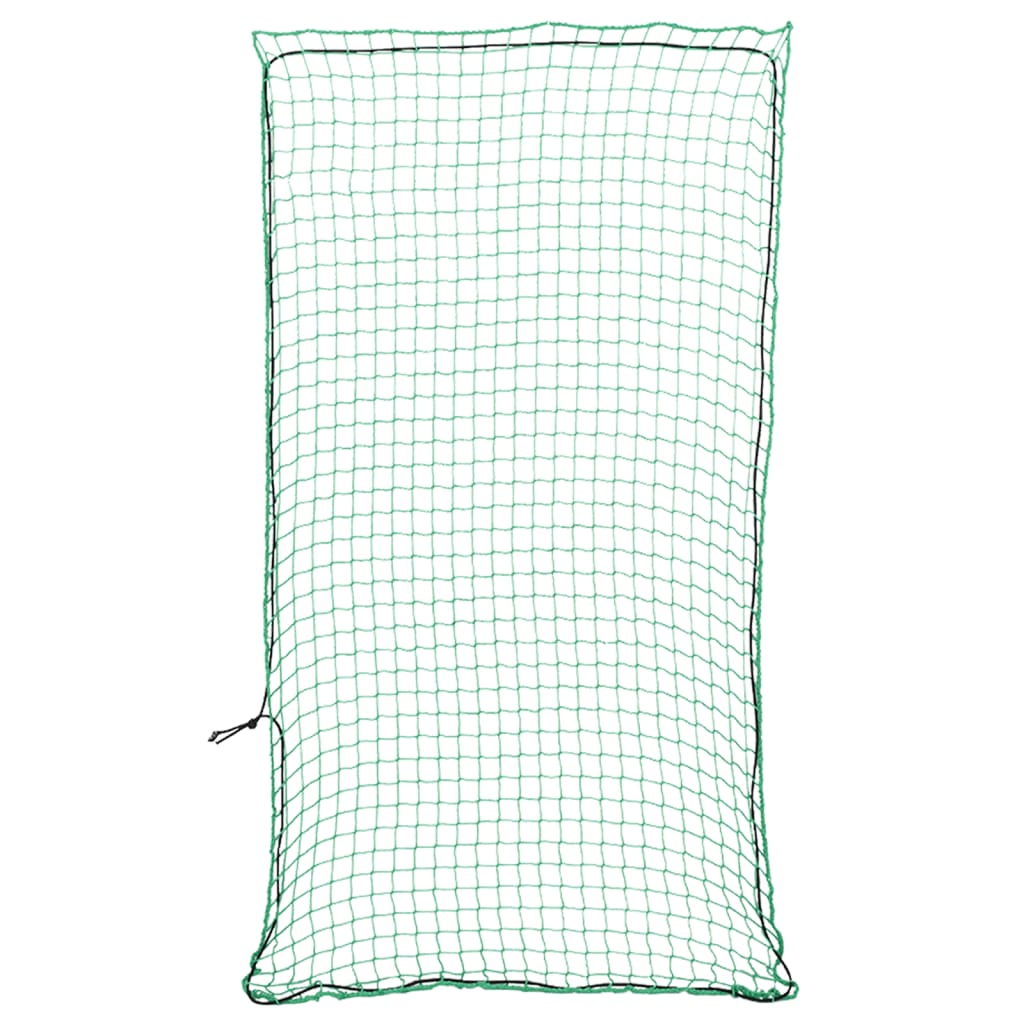 Corde élastique du réseau de remorque Vidaxl 7x3,5 m vert polypropène