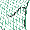 Corde élastique du réseau de remorque Vidaxl 7x3,5 m vert polypropène
